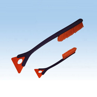 Brosse à neige télescopique multifonctionnelle avec grattoir à glace