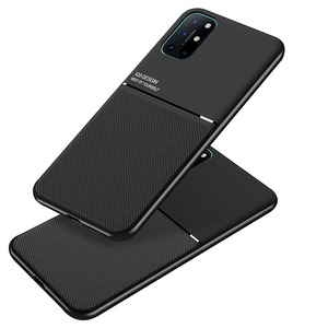 Funda de teléfono de cuero de lujo para Oneplus Nord 9 Pro <span class=keywords><strong>7t</strong></span> <span class=keywords><strong>8</strong></span> <span class=keywords><strong>8t</strong></span>, cubierta trasera de placa magnética ultrafina - Product Image 2