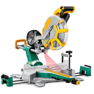 Công nghiệp động cơ cảm ứng trượt miter Saw cho trượt gỗ hợp chất Chế biến gỗ băng ghế dự bị hàng đầu nhôm cắt miter Saw - Product Image 1