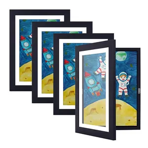 2023 New Product Children Art Projects Front Opening and Changeable Picture Display Kids Art Frames Kids Artwork Picture Frame