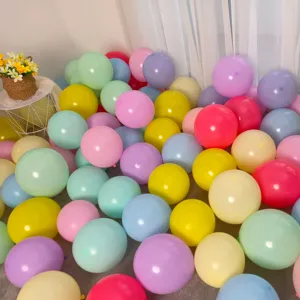 Balões de látex redondos de 12 polegadas, balões de gás hélio de macaron pastel para decoração de festas