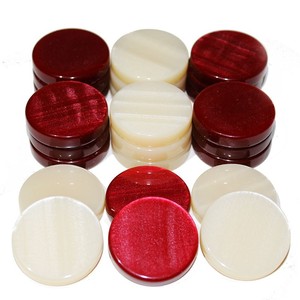 35*7mm bianco nero blu classico madreperla resina Backgammon <span class=keywords><strong>dama</strong></span> per l'intrattenimento - Product Image 5