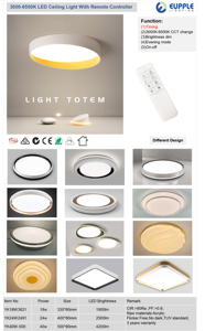 ¡Las mejores ventas! 3 años de garantía, accesorio de luz led <span class=keywords><strong>para</strong></span> techo de acrílico <span class=keywords><strong>para</strong></span> <span class=keywords><strong>interiores</strong></span> con control remoto - Product Image 4