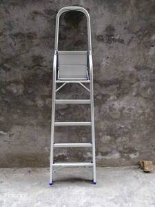 Antiscivolo multiuso pieghevole in alluminio Leiter 8 passi 6 passi 5 gradini scala a gradini per la casa - Product Image 3