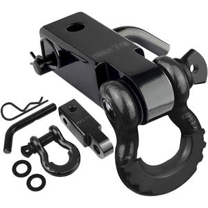 Heavy Duty 2 en <span class=keywords><strong>5</strong></span> <span class=keywords><strong>tonnes</strong></span> <span class=keywords><strong>Barre</strong></span> <span class=keywords><strong>de</strong></span> <span class=keywords><strong>remorquage</strong></span> Récepteur d'attelage <span class=keywords><strong>de</strong></span> remorque <span class=keywords><strong>3</strong></span>/4 "D Ring Bow Manille - Product Image 5