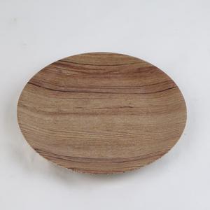 Plato de Melamina con Diseño de Madera, 10 Pulgadas, Plato para Frutas Resistente, Diseño Moderno, para Picnic - Product Image 2