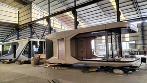 Casa Móvil Prefabricada Tipo Cápsula Espacial con Jacuzzi y Anexo de Yurta de Lujo para Arquitectura de Resorts Ecológicos - Product Image 3