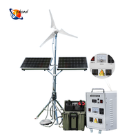 Système de générateur d'énergie éolienne horizontal haute efficacité 7,5 kW, alimentation directe usine, 96 V 220 V, hors réseau/sur réseau, QPHOND CE