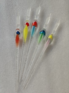 Plumas de Vidrio con Diseño de Medusa para Niñas Escolares, Fáciles de Limpiar, para Entintar, Plumas de Vidrio para Caligrafía y Educación - Product Image 4