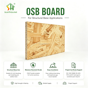 <span class=keywords><strong>Panneau</strong></span> de bardage en bois composite <span class=keywords><strong>OSB</strong></span> pour la construction de maisons, sous-plancher, toiture et base murale - Product Image 1