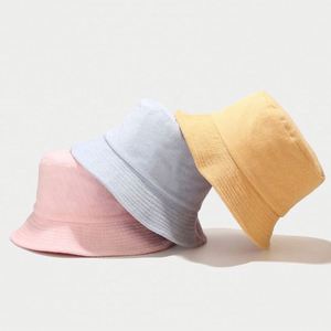 Colorful Cloth Hats Unisex Packable Capuchon Tapa Kappe Pet <b>Lock</b> Bucket Sun Beach Pool Fisherman Hat Heeft Tiene Har - Product Image 2