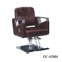 Chaise de salon de coiffure pivotante à 360 ° robuste Chaise de barbier en métal durable pour meubles de spa de beauté en plein air