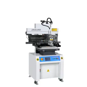 Jaguar impressora de pcb, estêncil automático, máquina de impressão de pasta smt com led/pcb