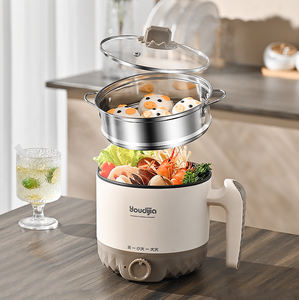 กระทะไฟฟ้าพกพาขนาดเล็ก YUEDISI พร้อมโลโก้สั่งทำ หม้อไฟฟ้าอเนกประสงค์ขนาดเล็ก หม้อต้มไฟฟ้า - Product Image 5