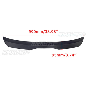 สติ๊กเกอร์ติดสปอยเลอร์หลังคาสีดำด้านสำหรับรถยนต์ SUV ทุกประเภท ปีกหลังคา ครอบสปอยเลอร์ ฝาครอบปีกหลัง - Product Image 6