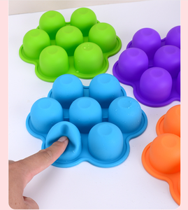 Accesorios de Cocina, Gadgets para el Hogar, Molde de Silicona de 7 Cavidades para Hacer Helados en Forma de Bola, Molde para Hacer Helados DIY, Molde para Batidos de Frutas - Product Image 5