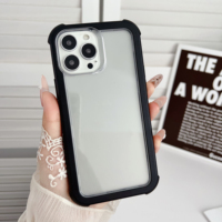 3 en 1 360 étui de téléphone hybride à couverture complète pour iPhone 16 Pro Max étui de téléphone portable antichoc pour iPhone pour Samsung pour Redmi