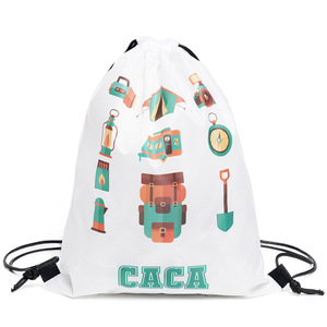 Túi Nylon Dây Rút Chất Lượng Cao Tùy Chỉnh Túi Dây Rút Nylon Giá Rẻ Chống Nước Túi Dây Rút Thân Thiện Với Môi Trường Bằng Nylon - Product Image 3