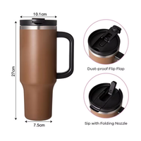 Produits écologiques durables, tasse à café, vin, bière multicolores de 40 oz, gobelet en acier inoxydable 304