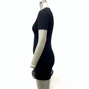 Pull en tricot à manches courtes personnalisé OEM & ODM pour femme, vêtements en tricot à manches courtes pour femme, pull en tricot moelleux - Product Image 4