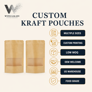kraft paper biodegradable <b>compostable</b> recyclable plastic free zero waste packaging eco conscious brand green story tell window s - Product Image 5