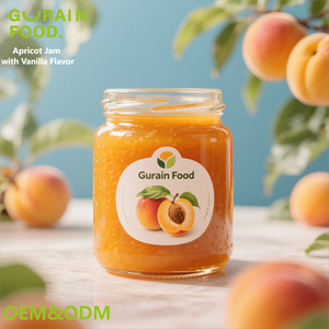 OEM ODM ingredienti Bubble Tea biscotti marmellata di frutta dessert gelato 1KG marmellata di albicocche con sapore di vaniglia - Product Image 1