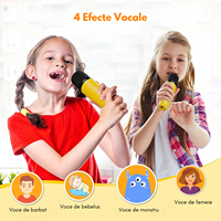 Mini Machine de Karaoké Yll K12 Lecteur Multimédia et Mixeur Système Home Cinéma Enceinte Portable pour Enfants avec Microphone Sans Fil Personnalisable