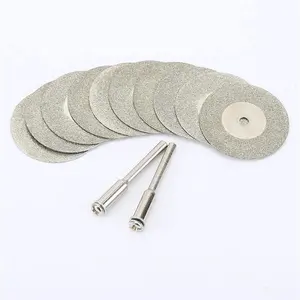 Set di dischi da taglio diamantati abrasivi per taglierina rotativa Dremel disco per mole a lama per sega circolare disco con Kit di utensili elettrici a mandrino