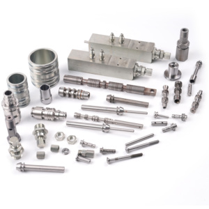 Bloc de vanne pour raccords hydrauliques, distributeur de lubrifiant à flux partagé, corps et noyau en acier inoxydable usinés sur mesure par CNC, pièces de raccordement - Product Image 3