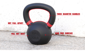 Ketlebell 15kg 40 Lbs 8kg Ketlebell Kettelbell 14 Kg Kettlebell en fonte revêtue de poudre - Product Image 6