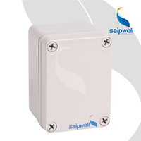 Boîtiers étanches articulés en plastique ABS Saipwell IP67 pour boîtiers électroniques, boîtes de jonction électriques transparentes