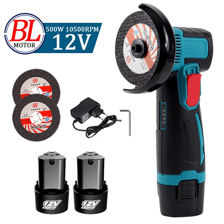 AG21 Ferramenta Elétrica 12V Cordless Mini Polimento Mão Angle Grinder Cortador Máquina Com Bateria