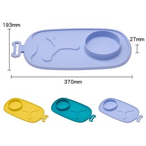 Assiette en silicone anti-chute pour enfants avec set de table, qualité alimentaire sans BPA, pour repas des tout-petits, vente en gros - Product Image 2
