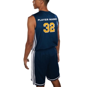 Ensembles de maillots de basket-ball personnalisés respirants pour équipes, style rétro américain, en mesh, pour adultes - Product Image 2