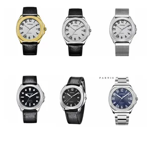 2024 Parnis 40มม.นาฬิกาผู้ชายอัตโนมัติอัตโนมัติญี่ปุ่นMiotaนาฬิกาการเคลื่อนไหวการออกแบบยอดนิยม