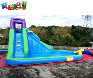 Надувной водный слайдер оптовая продажа надувные водные горки детей jeux gonflables, производство Китай