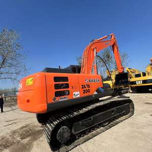 HITACHI ZX200รถขุดตีนตะขาบไฮดรอลิกมอเตอร์2022รุ่น20ตันมอเตอร์ปั๊มเครื่องยนต์113KW 95% ใหม่มือสอง - Product Image 2