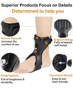 AFO Foot Drop Brace, Knöchel fuß orthese für Männer Frauen, Drop Foot Postural Correction Brace mit aufblasbarem Airbag - Product Image 3