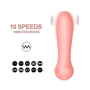 Vibrateur à balle G-Spot 10 modes, étanche IPX6, silencieux 40 dB, en silicone médical, jouet sexuel pour femmes - Product Image 5