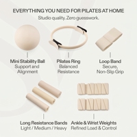 Kit de Pilates Personnalisable avec Ballon, Cercle et Bandes de Résistance pour Acheteurs de Marques, Usage Domestique et Vente au Détail