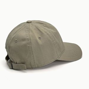 Korean Version Solid Color Cotton Vintage Street Style Summer Casual Adjustable Twill Fabric Unisex <b>Baseball</b> <b>Cap</b> - Product Image 4