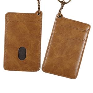 Dompet Kartu Kunci Kulit Imitasi PU <span class=keywords><strong>3</strong></span>-Kantong Promosi, Gantungan Kunci Kartu Akses Kamar Hotel, Tempat Kartu Identitas dengan Hadiah Promosi - Product Image 2