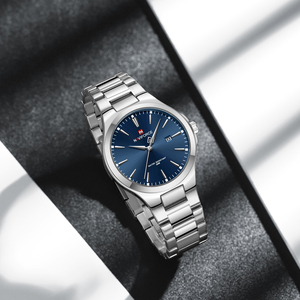 NAVIFORCE 9214 ブラック メンズ腕時計 高級日本製ムーブメント クォーツ腕時計 プライベートラベルメーカー 中国製腕時計 ヘレンウーア - Product Image 5