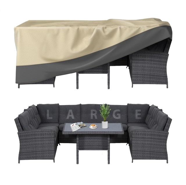 600D high quality outdoor patio furniture protective patio waterproof furniture sofa cover