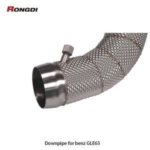 ท่อลงสแตนเลส 304 สำหรับ Mercedes Benz GLE63 W167 AMG 4.0T 2020+  ลดราคาพิเศษ ท่อไอเสียแบบตรง - Product Image 2