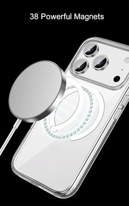 Nueva Funda para 17 Pro Max, TPU+PC, Antigolpes, Magnética, Ultrafina, Antihuellas, Transparente - Product Image 3