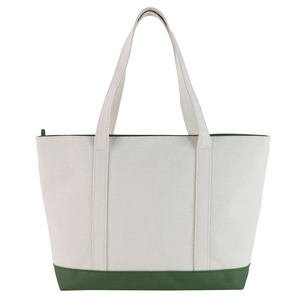 Sacs fourre-tout en toile robuste réutilisables de 10 L avec double poignée pour la plage, les voyages et les pique-niques, avec poche intérieure et motif lettres - Product Image 3