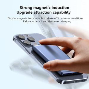เครื่องชาร์จ<span class=keywords><strong>แบ</strong></span><span class=keywords><strong>ต</strong></span>เตอรี่ภายนอกสำหรับ <span class=keywords><strong>iPhone</strong></span> usbc MINI Power Bank เครื่องชาร์จไร้สายระบบแม่เหล็กสำหรับ <span class=keywords><strong>iPhone</strong></span> 15 14 <span class=keywords><strong>13</strong></span> 12พาวเวอร์<span class=keywords><strong>แบ</strong></span>งค์2026 - Product Image 5