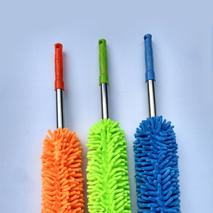 Retractable Stainless Steel Chenille <b>Duster</b> 96x6cm Rectangle Head For Car And Home Cleaning - Product Image 2