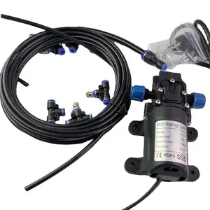 Terras Cooling Kit Messing Nozzle Voor Desinfecteren Spray Water Slang Mist Koelsysteem